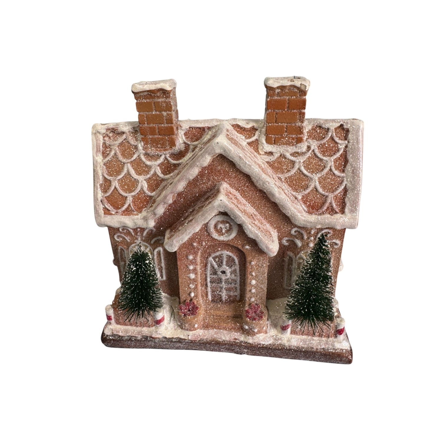 Michaels Ashlund Gingerbread Christmas Village House 8" x 8" x 3.5" Festive Decor