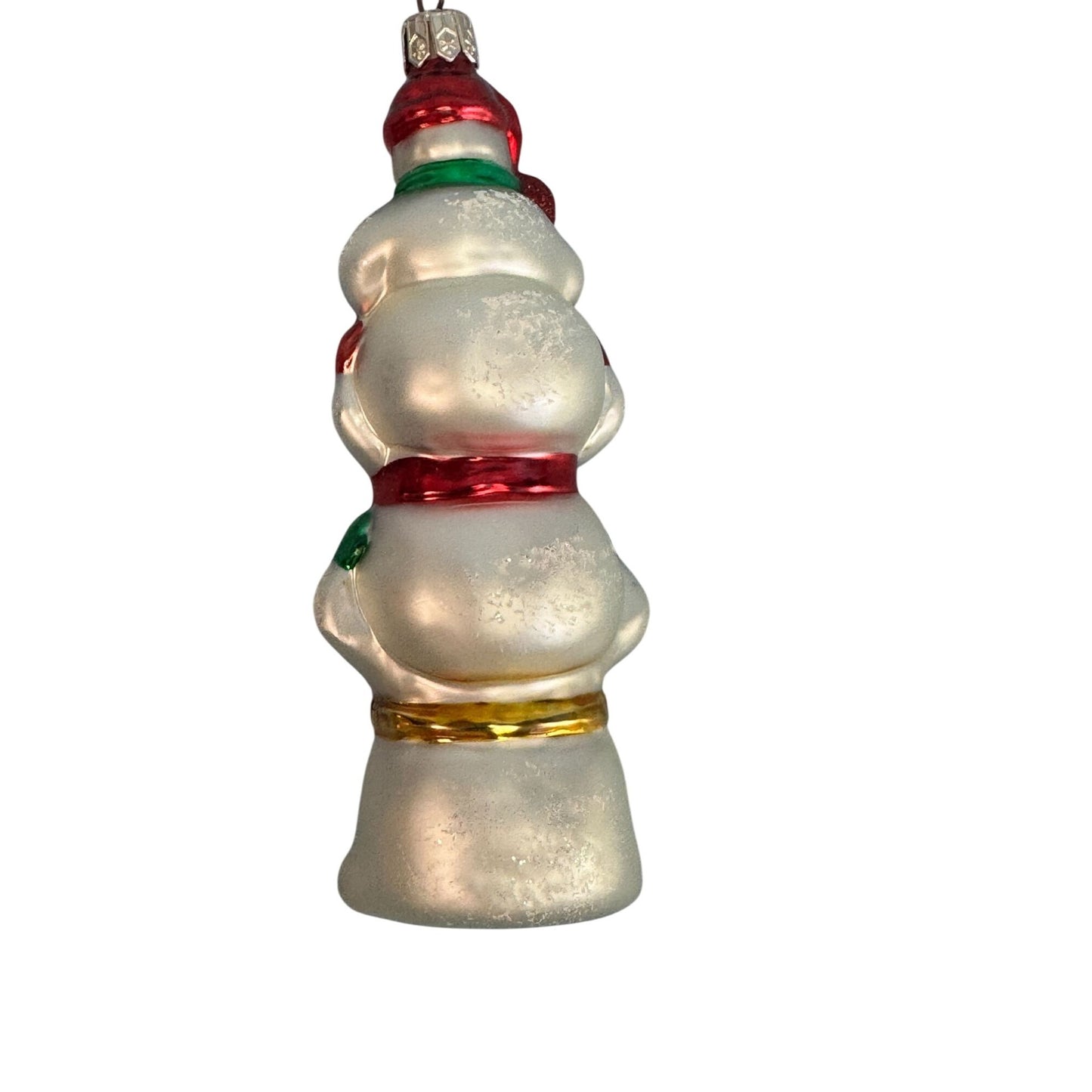 Christopher Radko Snowtem Pole Snowman Ornament 2000 Retired 5 1/2"