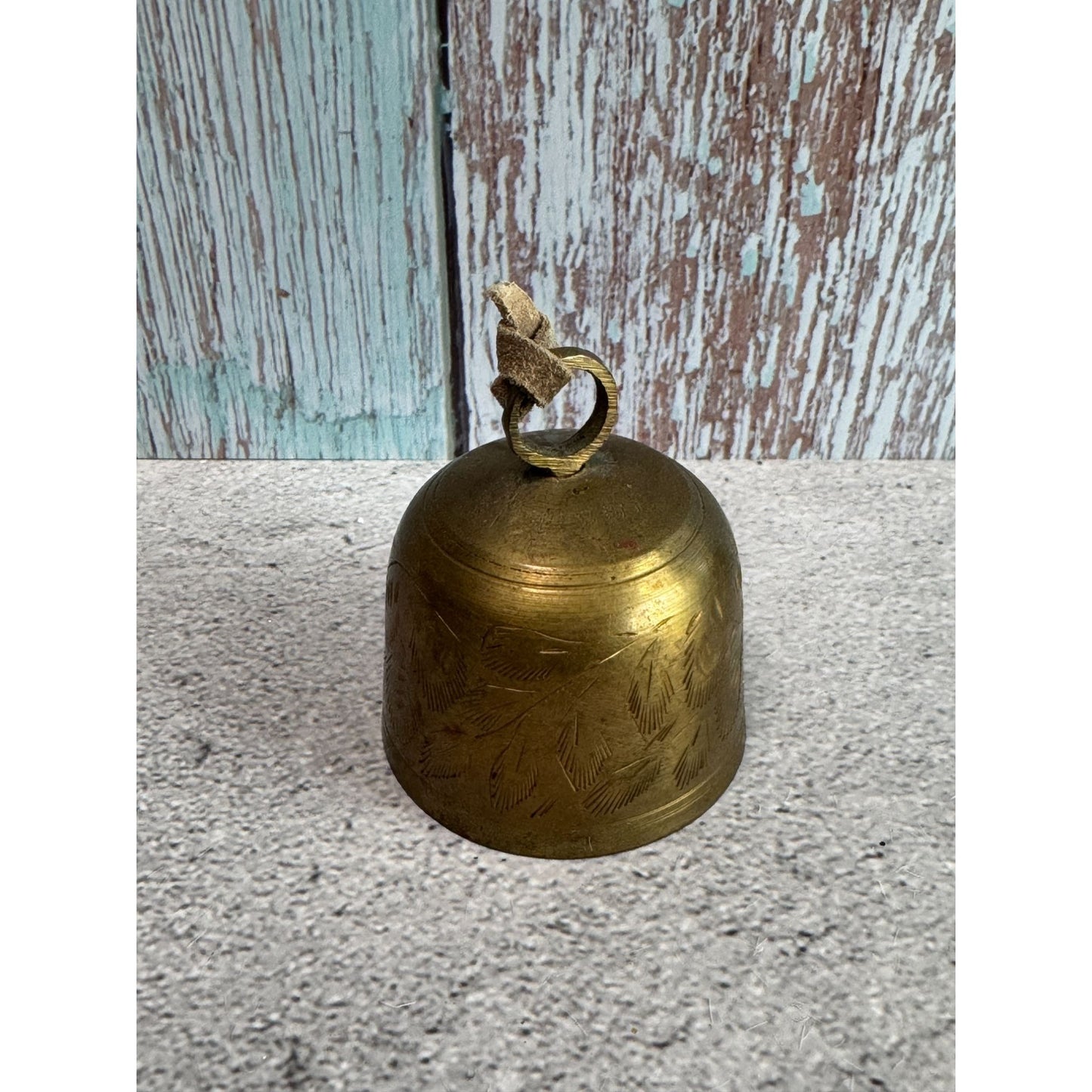 Bell Of Sarna Brass Handcrafted Bell India 2 Inch Diameter 2 Inch Height Vintage