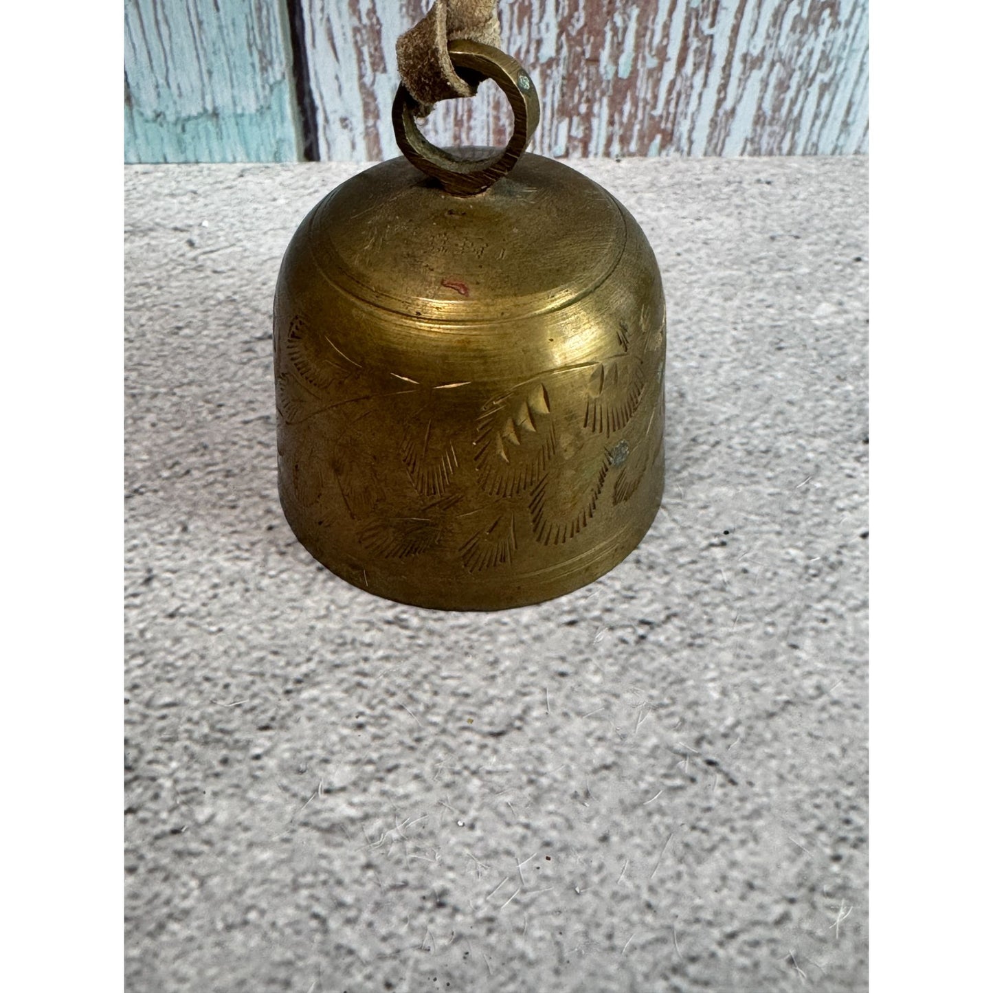 Bell Of Sarna Brass Handcrafted Bell India 2 Inch Diameter 2 Inch Height Vintage