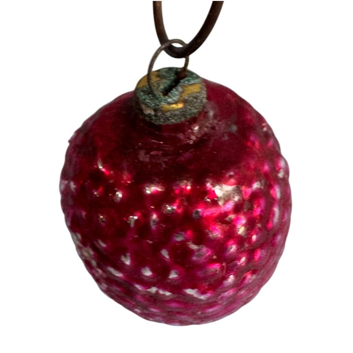 Antique Miniature Blown Glass Berry Ornament Germany 1"