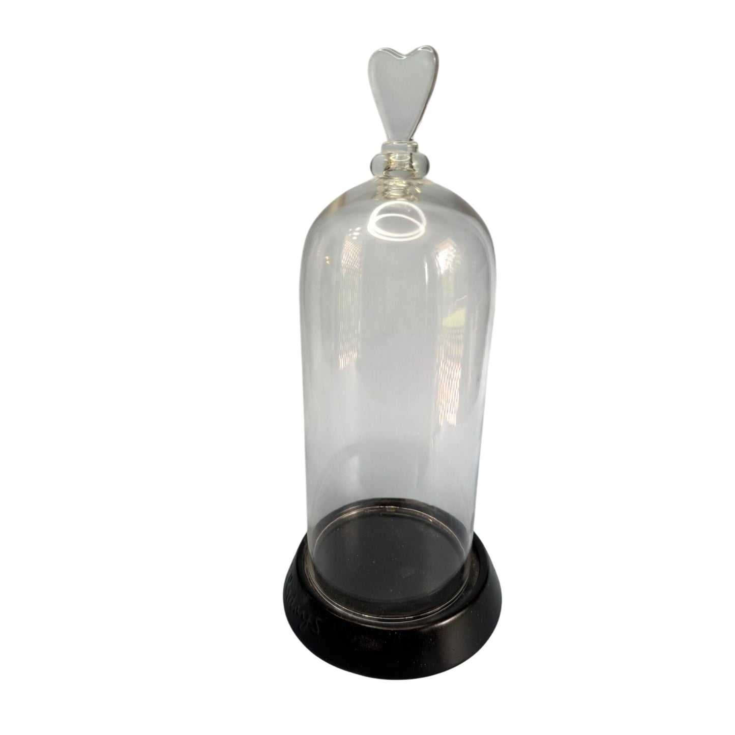 Dept 56 Sandra Magsamen Happy Holidays Glass Dome Display Case