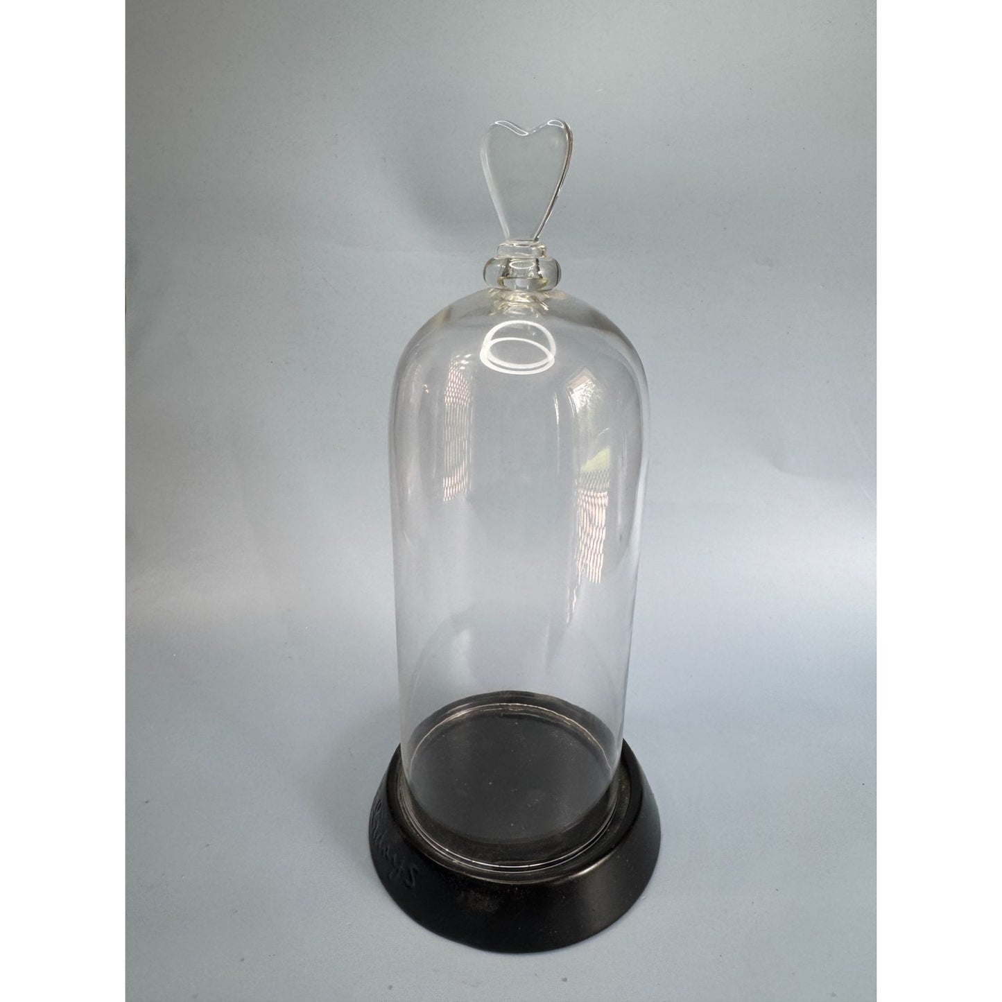 Dept 56 Sandra Magsamen Happy Holidays Glass Dome Display Case