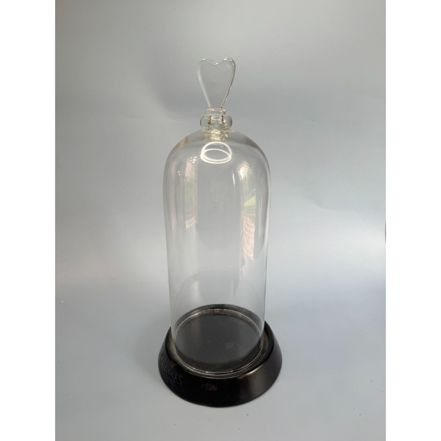 Dept 56 Sandra Magsamen Happy Holidays Glass Dome Display Case