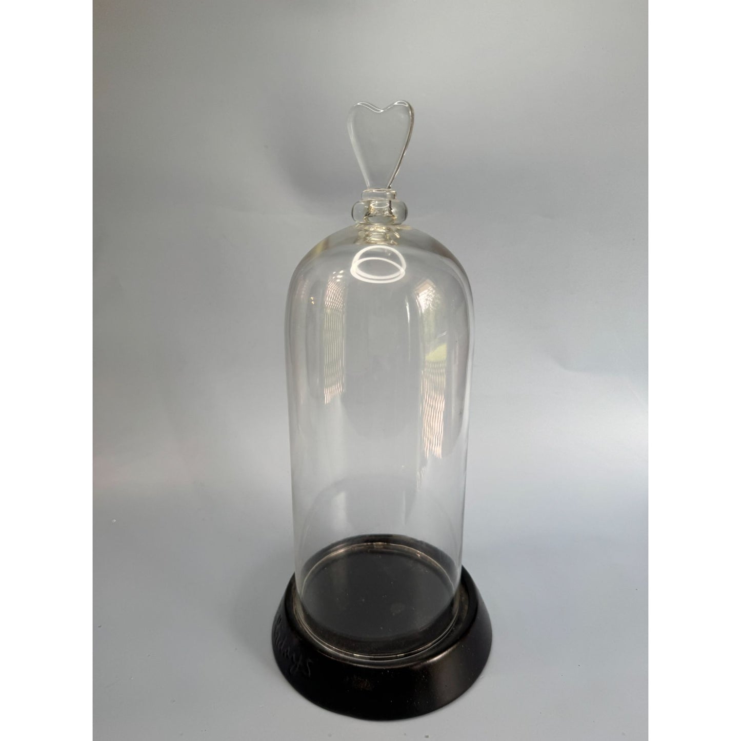 Dept 56 Sandra Magsamen Happy Holidays Glass Dome Display Case