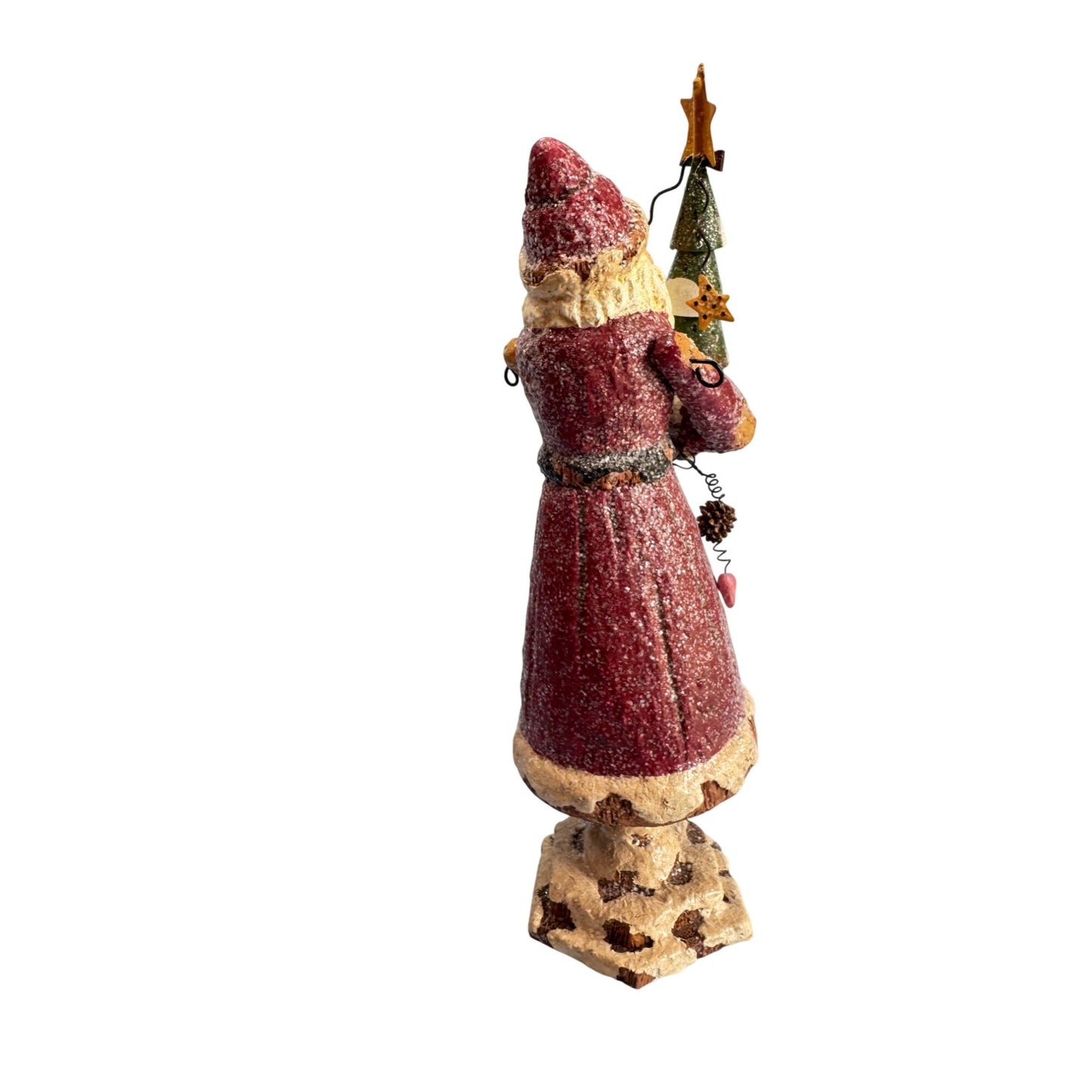 Jiggly Santa Claus Figurine With Articulated Limbs 9.5" Tall By Pacific Rim
