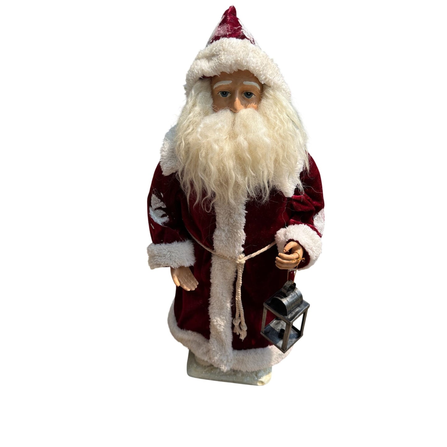 Bethany Lowe Large Santa Claus Father Christmas Figure With Lantern 25" Signed