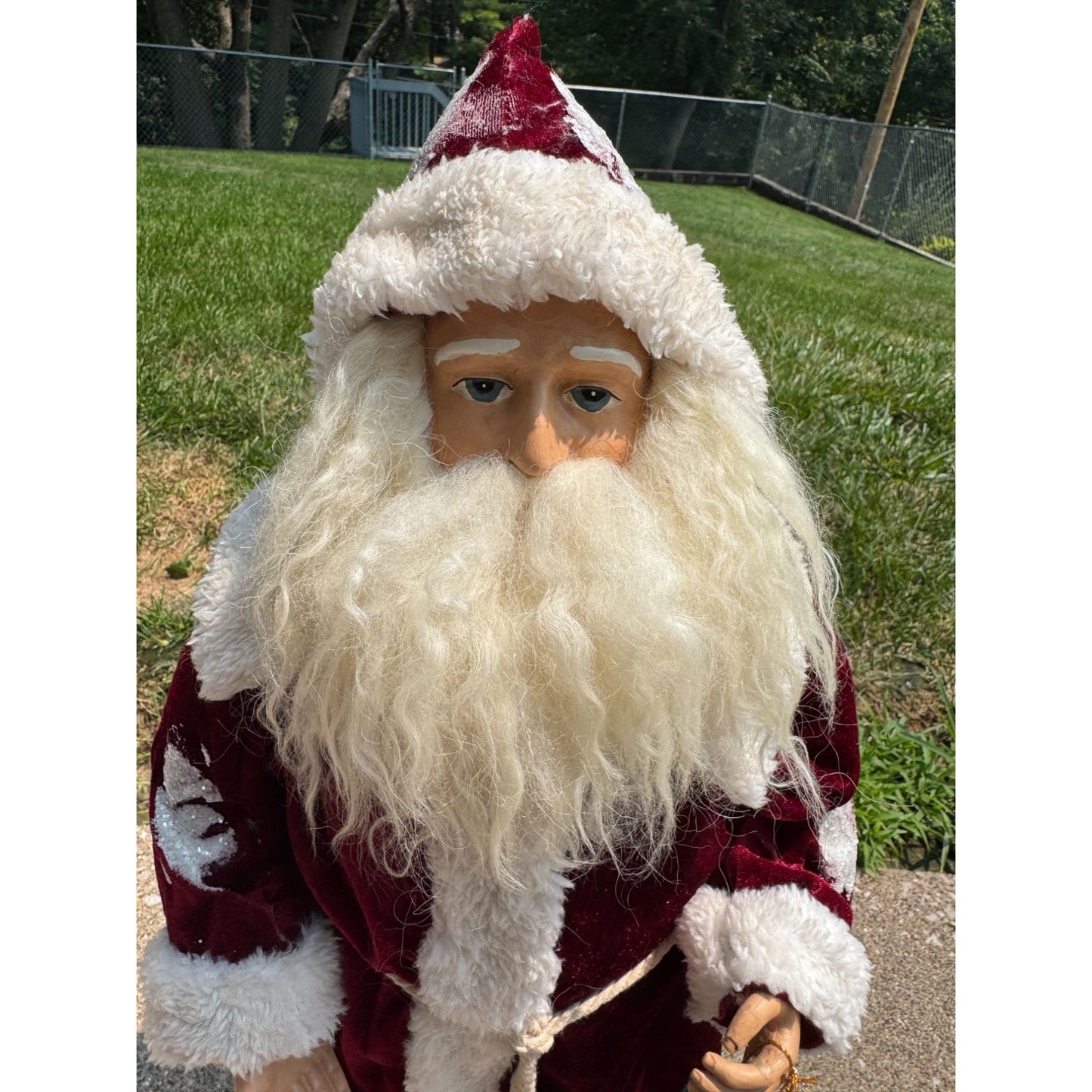 Bethany Lowe Large Santa Claus Father Christmas Figure With Lantern 25" Signed
