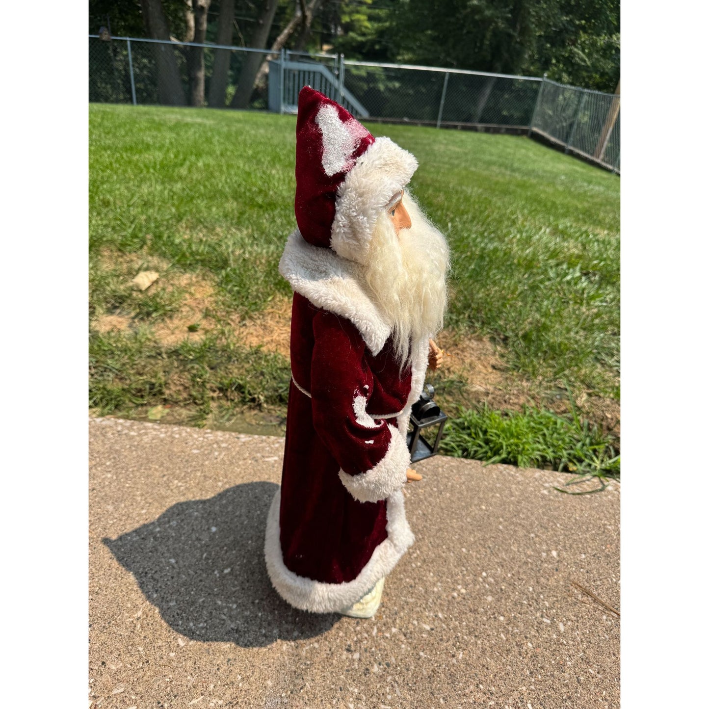 Bethany Lowe Large Santa Claus Father Christmas Figure With Lantern 25" Signed