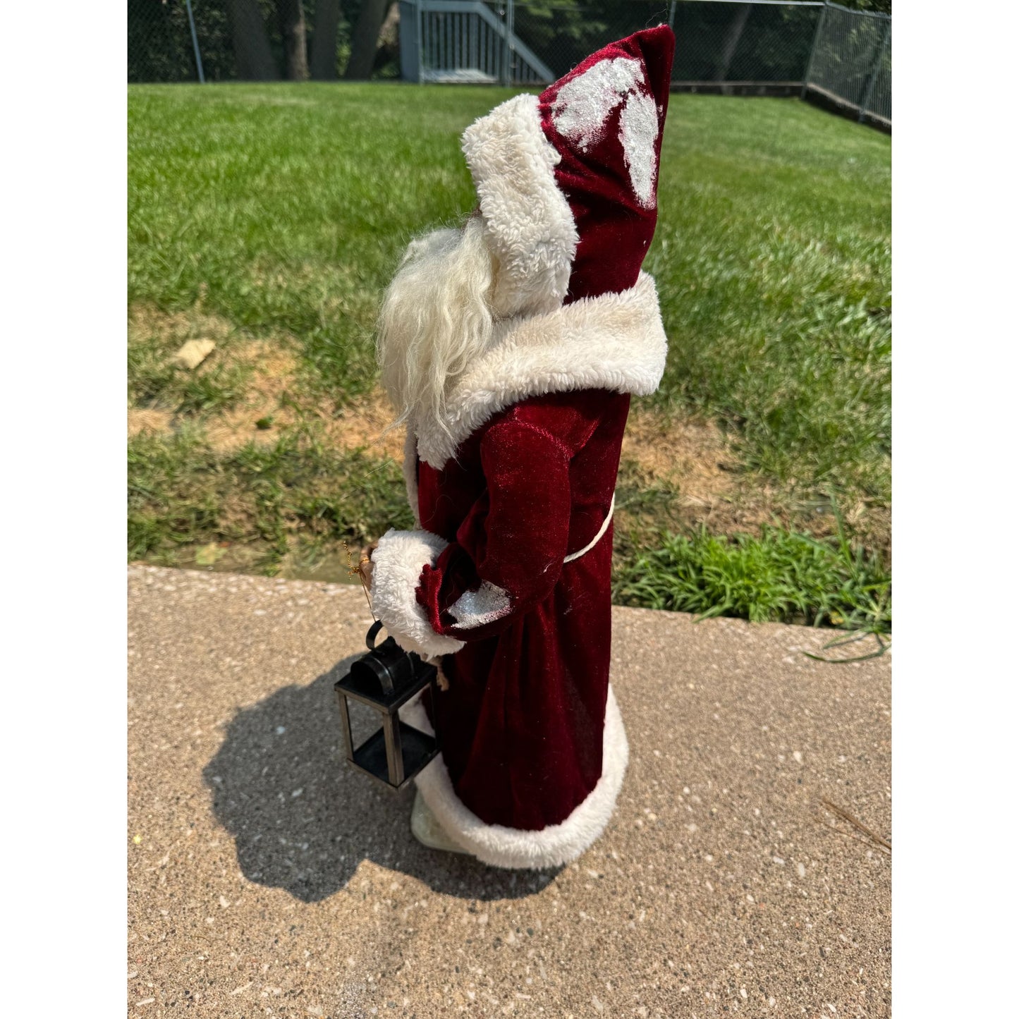 Bethany Lowe Large Santa Claus Father Christmas Figure With Lantern 25" Signed