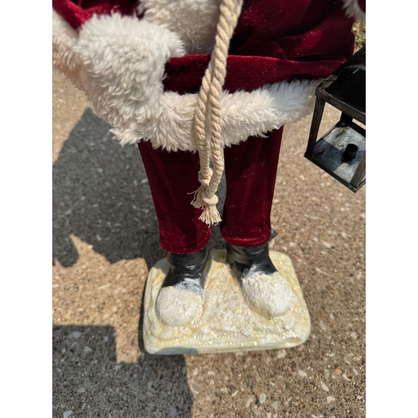 Bethany Lowe Large Santa Claus Father Christmas Figure With Lantern 25" Signed