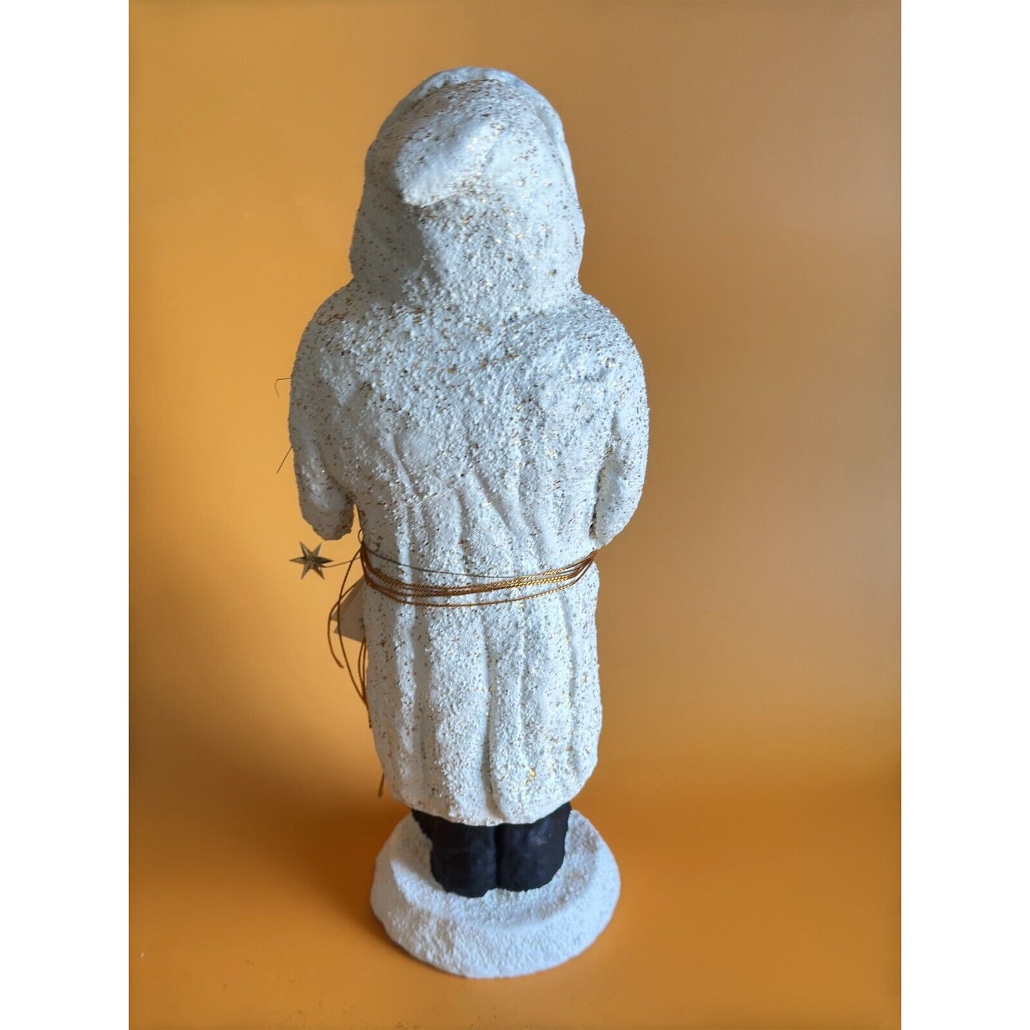 Dept 56 Belsnickle Father Frosty Tall White Santa Figurine w/Tag 13 1/2"