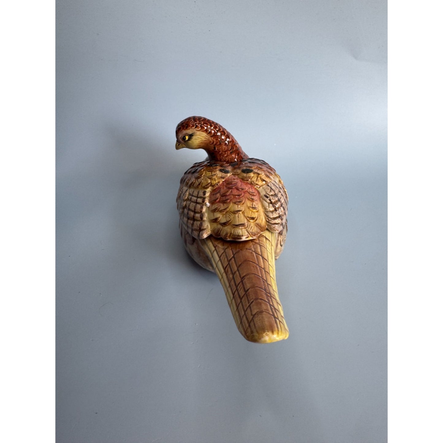 Fitz And Floyd Essentials Pheasant Trinket Box 9" Long Handcrafted Ceramic