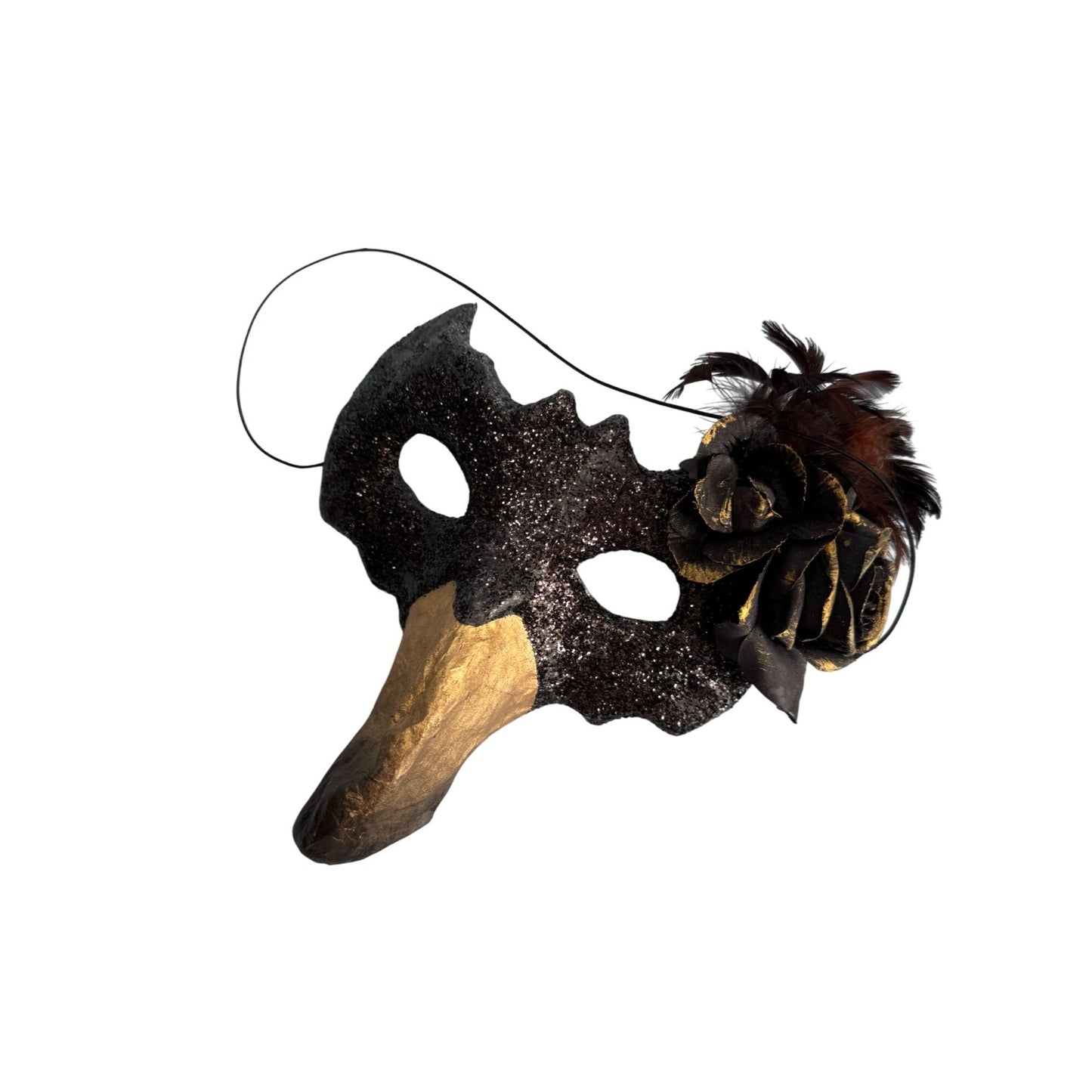 Bethany Lowe Jester Jack O Lantern Paper Mache Pumpkin Mask Decor Rare TD9057
