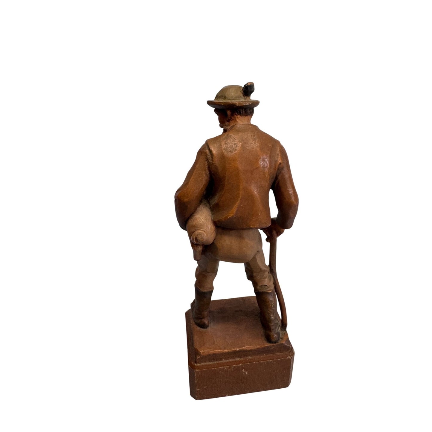 Anri "A Good Price" Man With Pig Figurine C1960s 7"