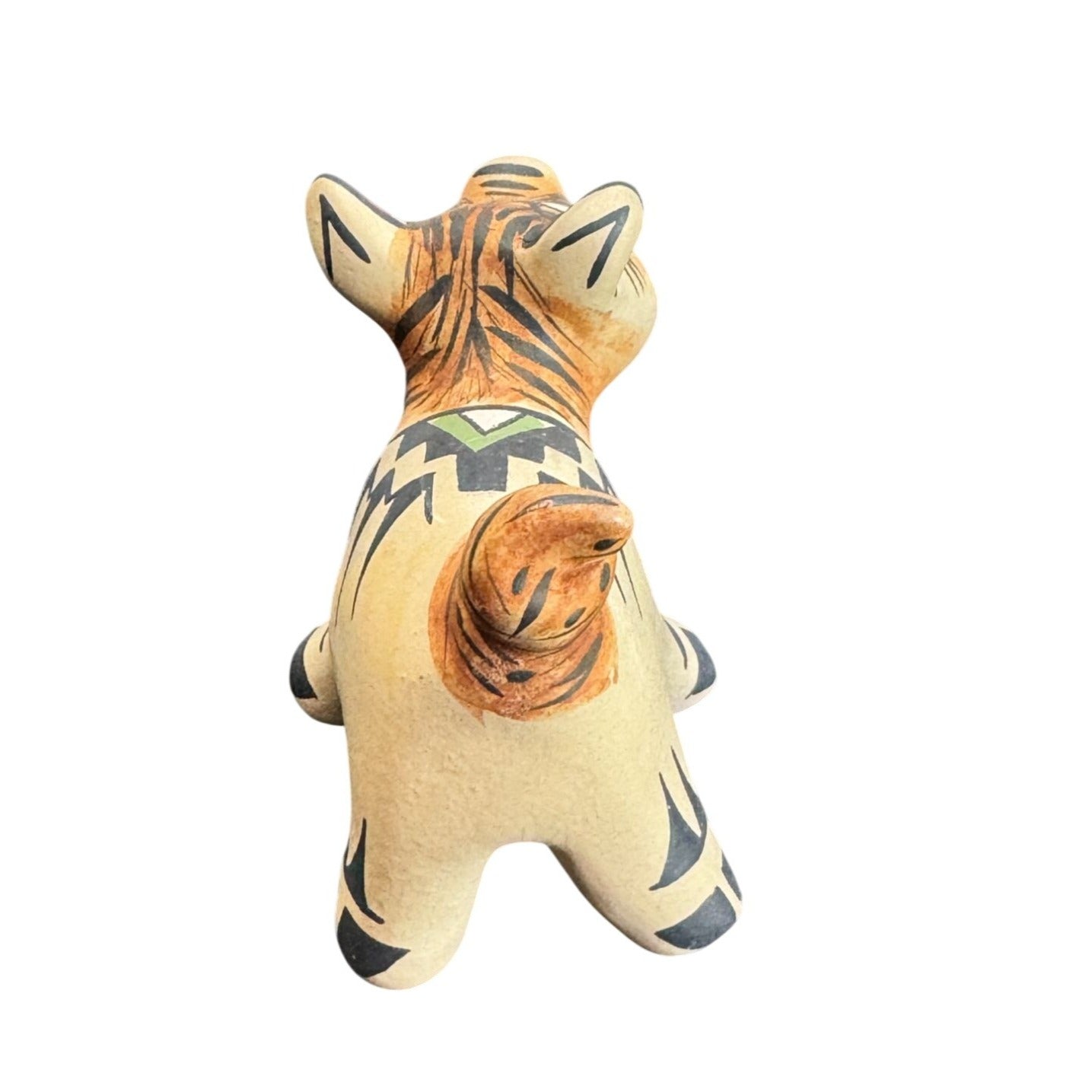 Stephanie Naranjo Santa Clara Pueblo Pig Pottery Figure Signed 3 1/2"