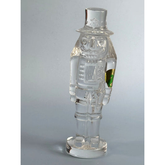 Waterford Glass Nutcracker Figurine 6" Tall Crystal Decor Holiday Accent 1996