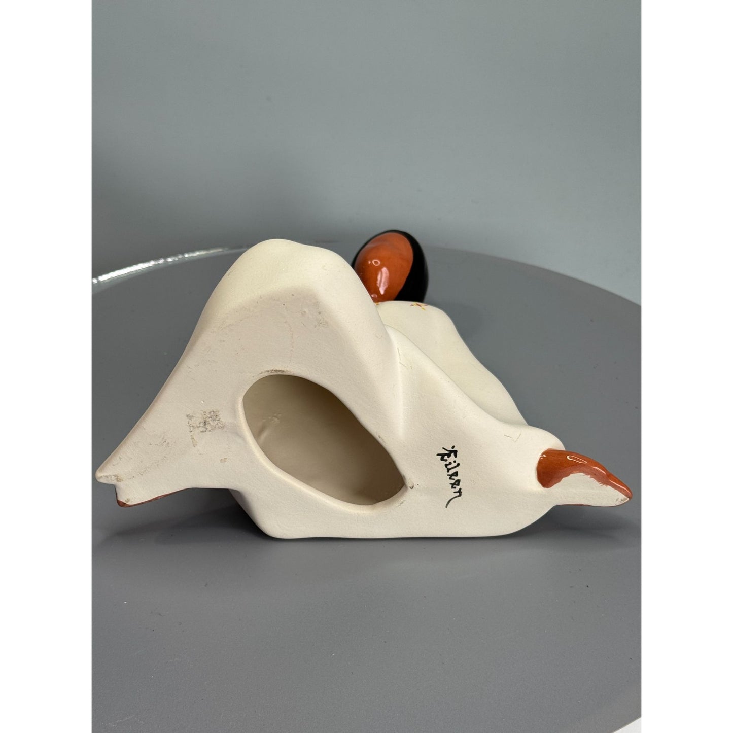Eileen Tafoya Santa Clara Pueblo Pottery Woman With Chili Bundle Sculpture 6"