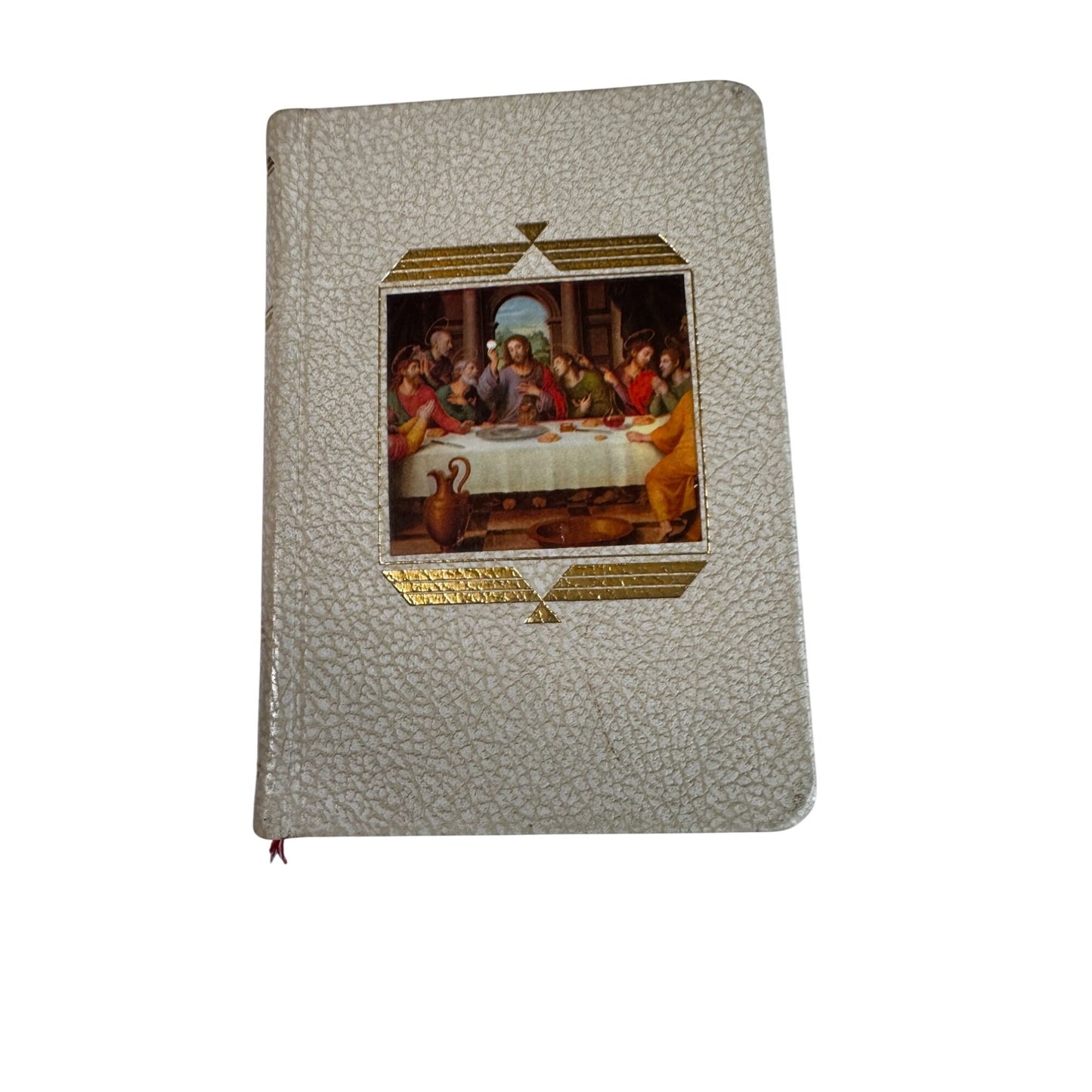 The Catholic Missal Library Of Catholic Devotion Gold Gilt Leatherette Cover 1960