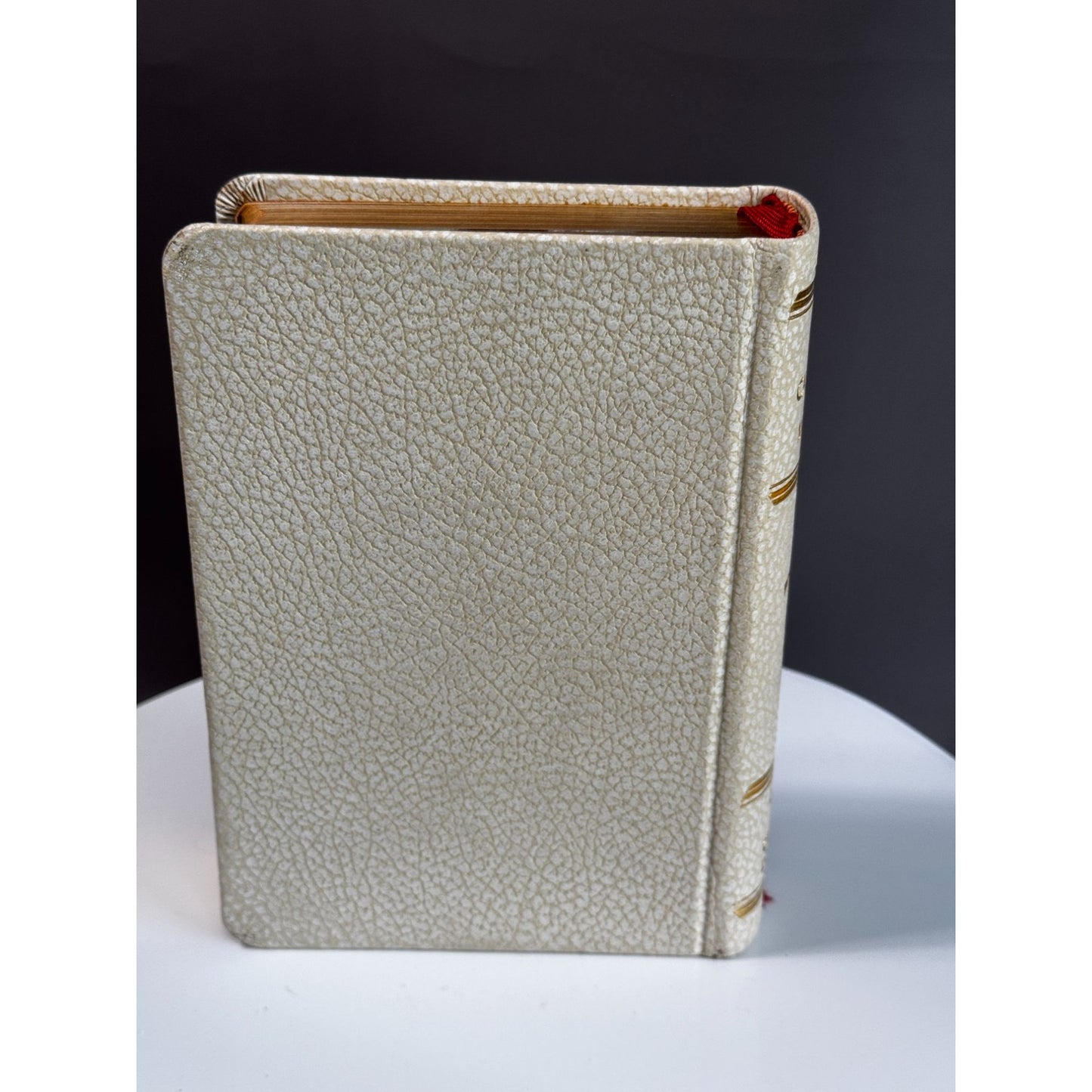 The Catholic Missal Library Of Catholic Devotion Gold Gilt Leatherette Cover 1960