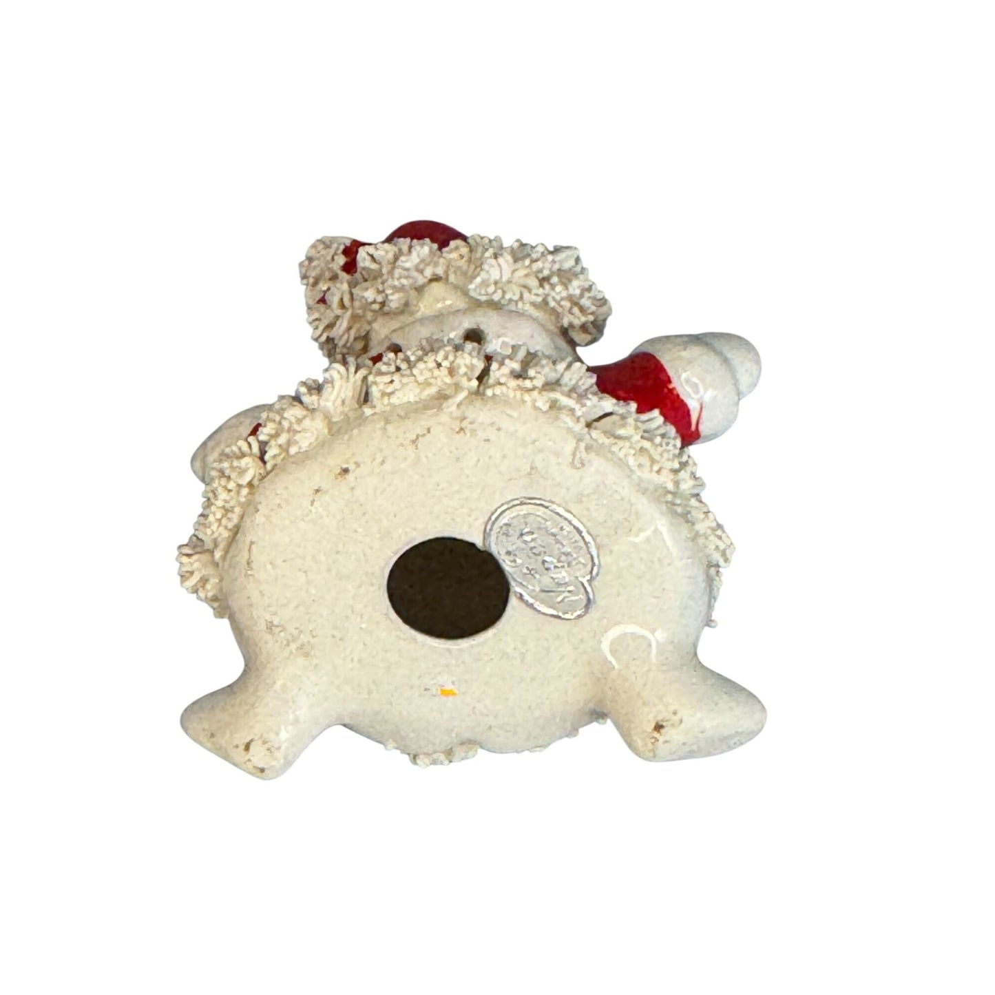 Vintage Napco Spaghetti Trim Santa Salt Shaker Japan 1950s 3" x 2 1/2"