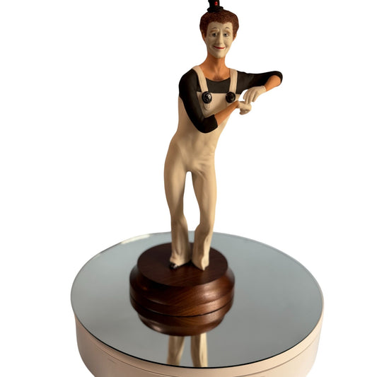 Edward J Rohn Mime Figurine 1982 Signed Made in Italy Limited Edition 7/82 Rare