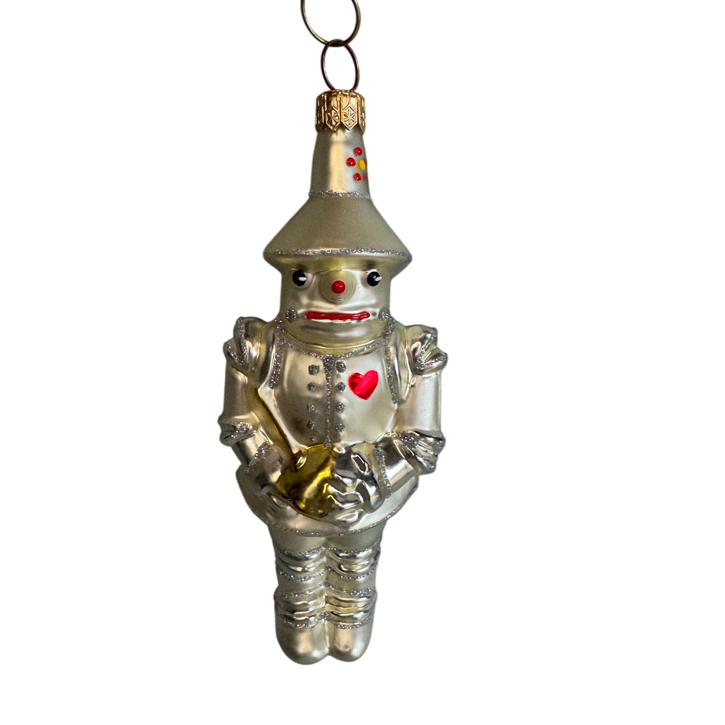Wizard Of Oz Tin Man Ornament Kurt Adler Polonaise Komozja Poland Glass 6"