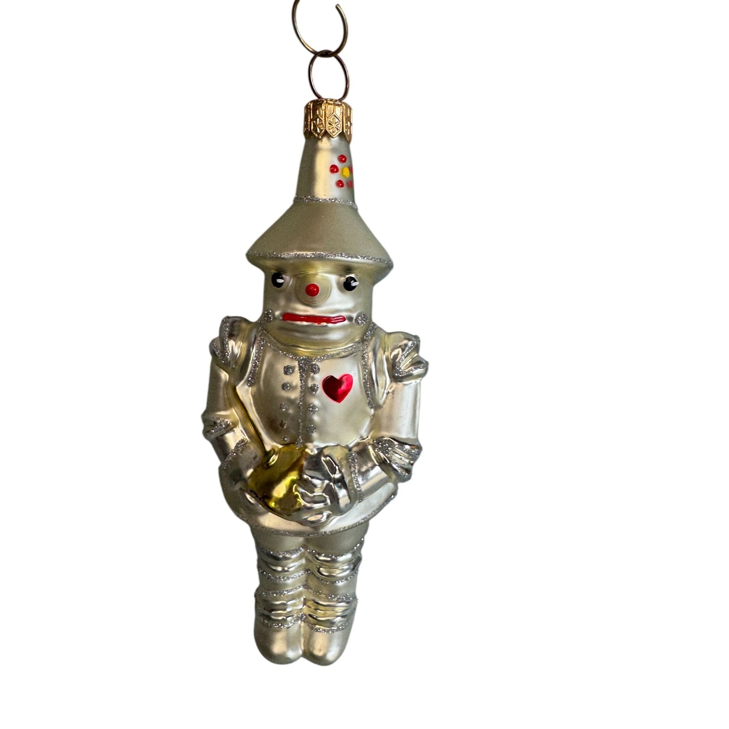 Wizard Of Oz Tin Man Ornament Kurt Adler Polonaise Komozja Poland Glass 6"