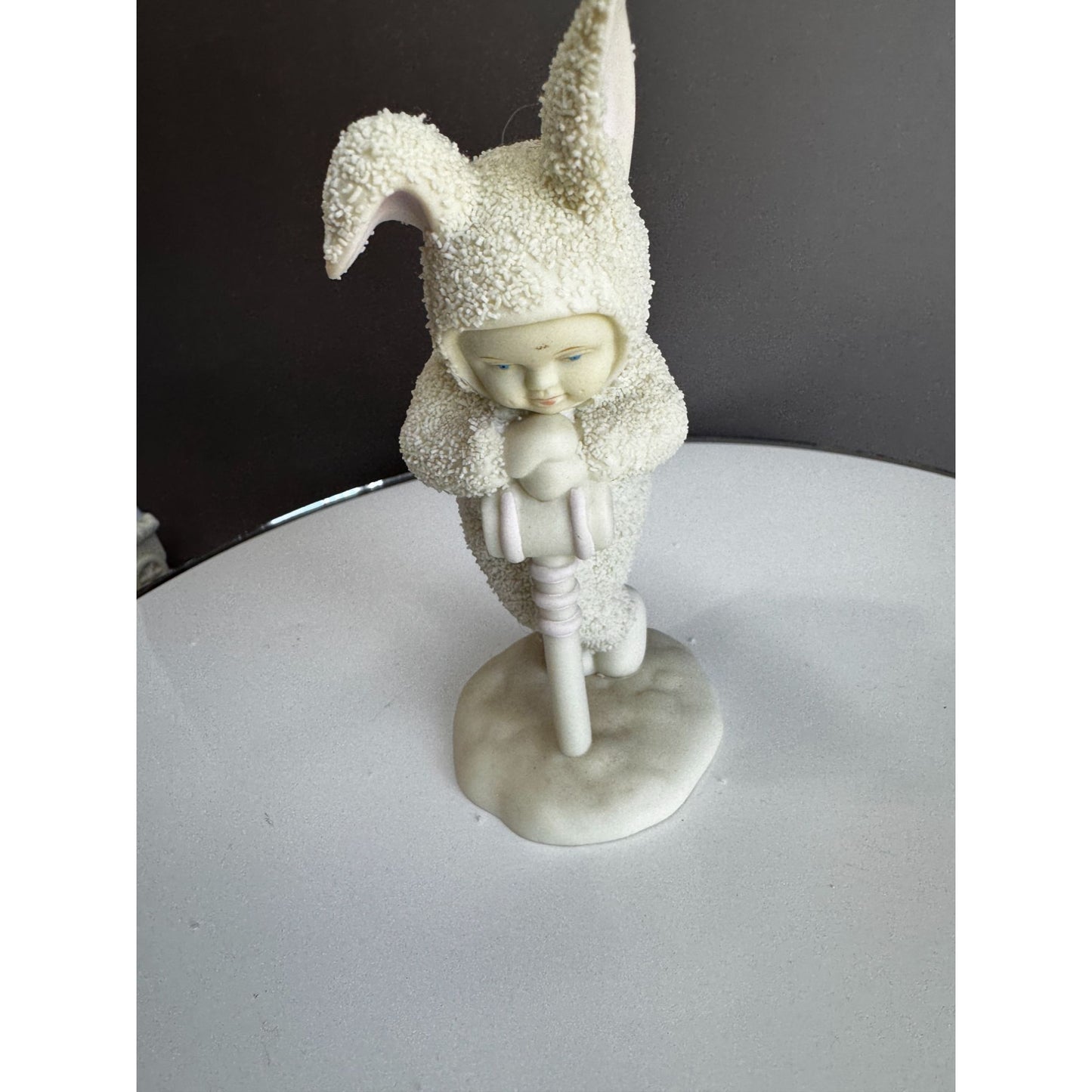 Dept 56 Snowbabies Easter Bunny Suit Figurines Lot of 5 Bisque Porcelain