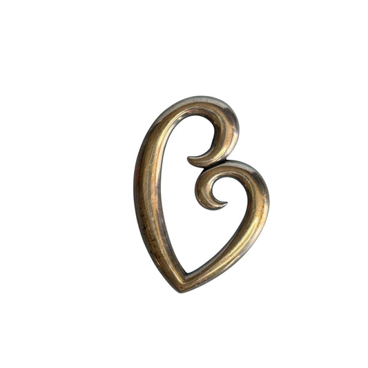 James Avery 925 Sterling Silver "Mothers Love" Heart Pendant 2" Elegant Jewelry Gift