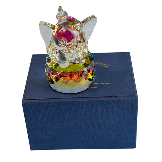 Arribas Brothers Disney Dumbo Figurine Multicolor Crystal Collectible w/Box 3"