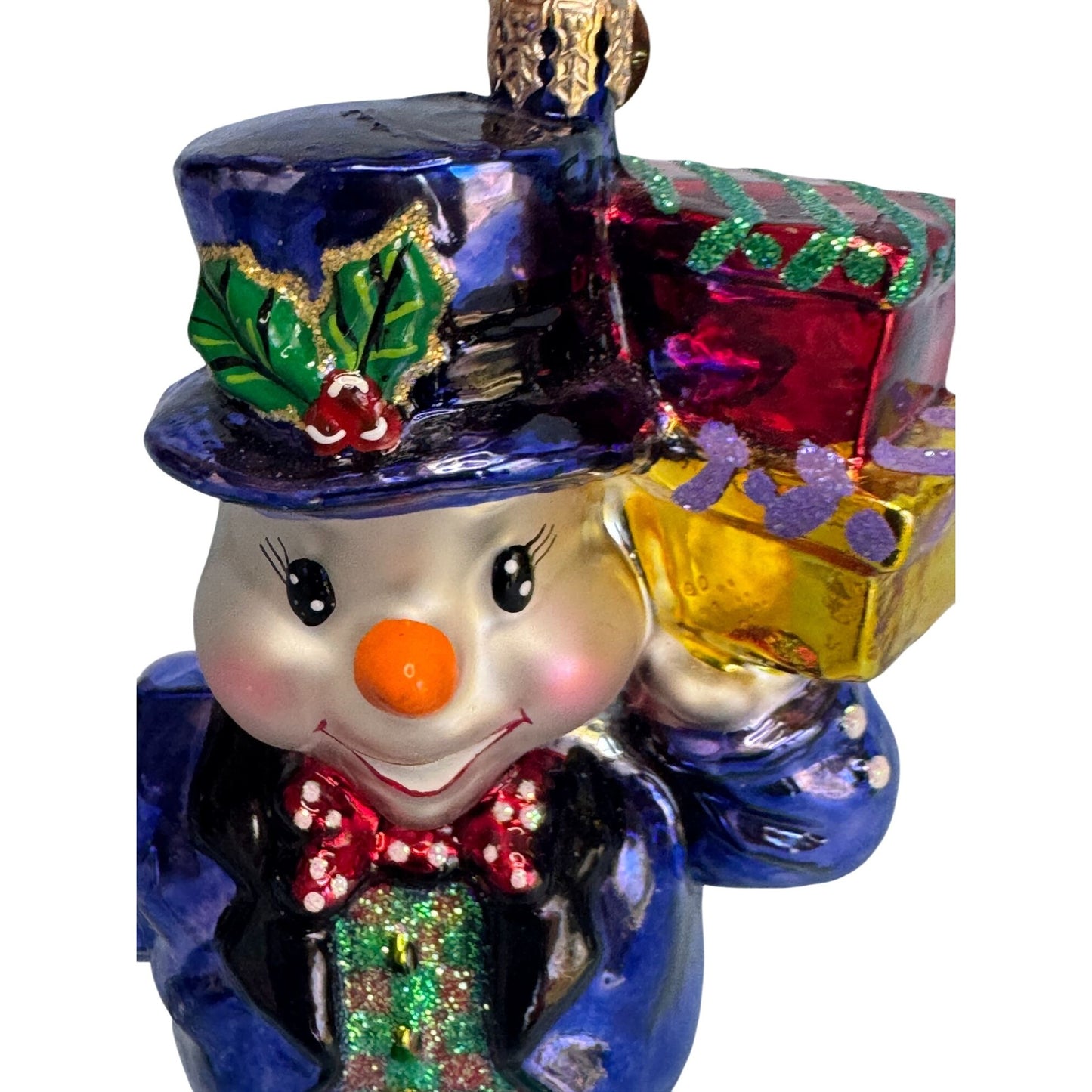 Christopher Radko Nordstrom 100 Years Anniversary Snowman Ornament 5 1/2" Retired