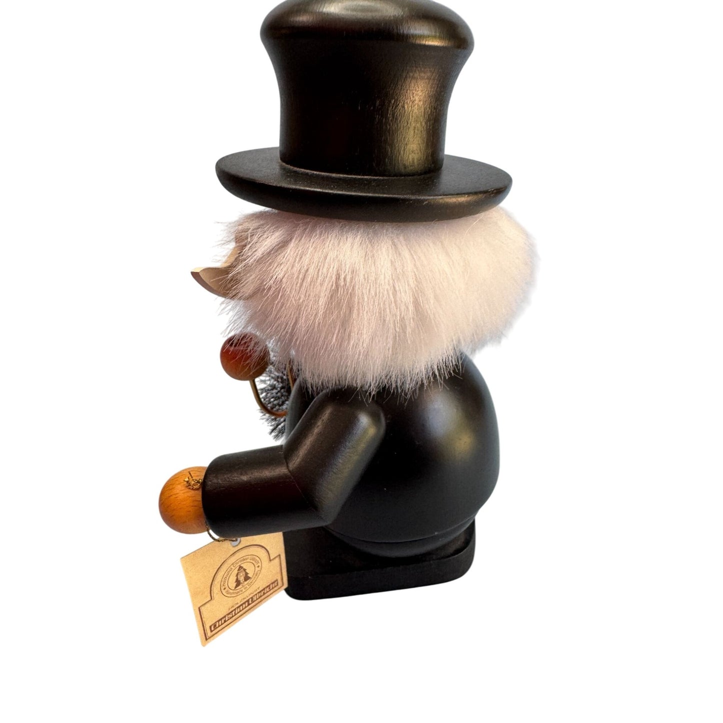 Christian Ulbricht Lucky Chimney Sweep Smoker German Wooden Erzgebirge Incense