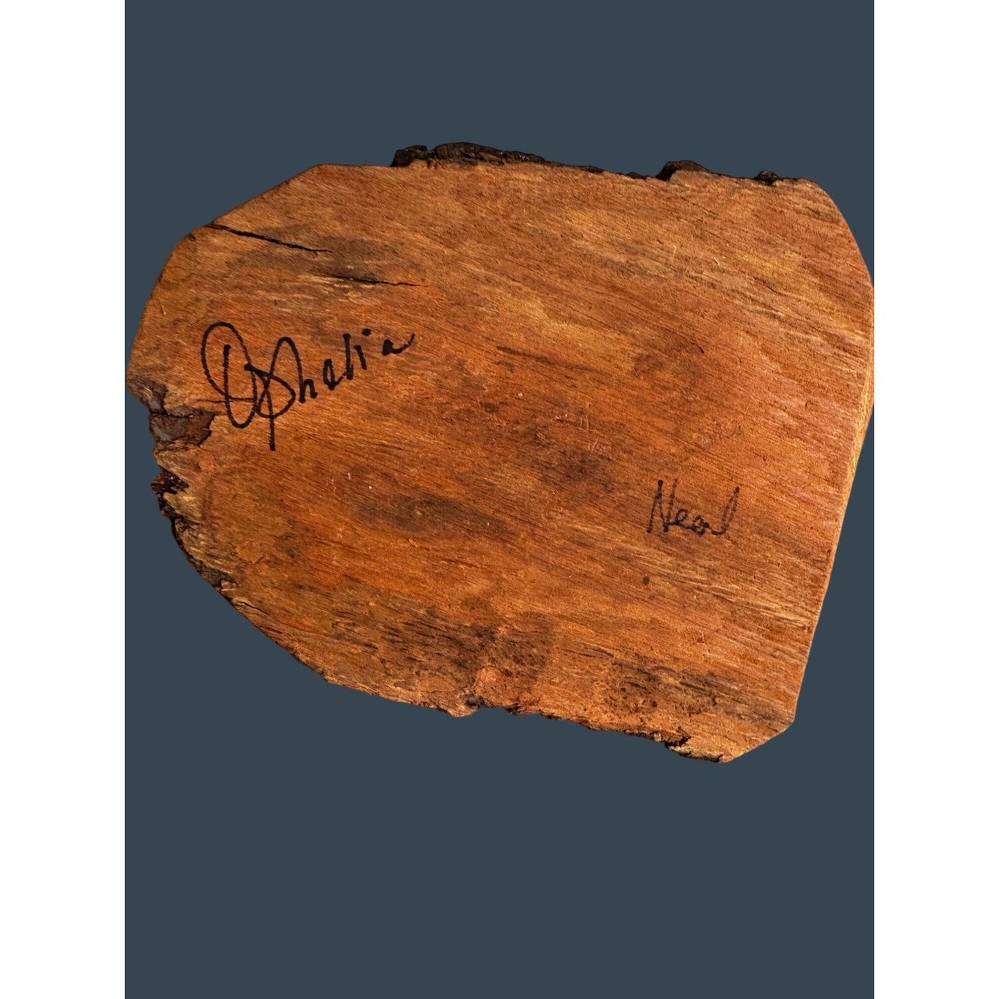 Rustic Bark Wood Mini Nativity Hand Carved Mexico Folk Art 3 Figures Ophelia 3 1/2