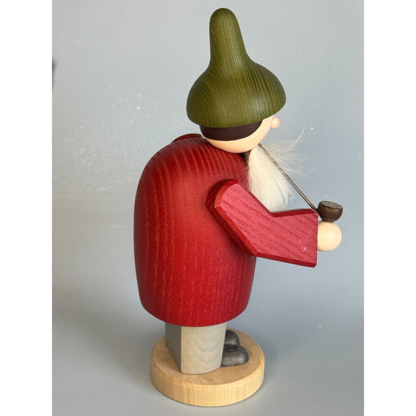 German Erzgebirge Ore Mountains Räuchermann Asian Smoker Lantern Pipe 6 3/4"