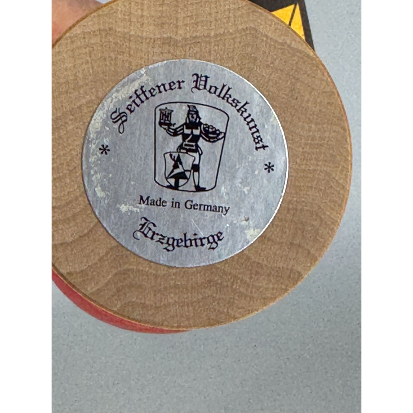 German Erzgebirge Ore Mountains Räuchermann Asian Smoker Lantern Pipe 6 3/4"