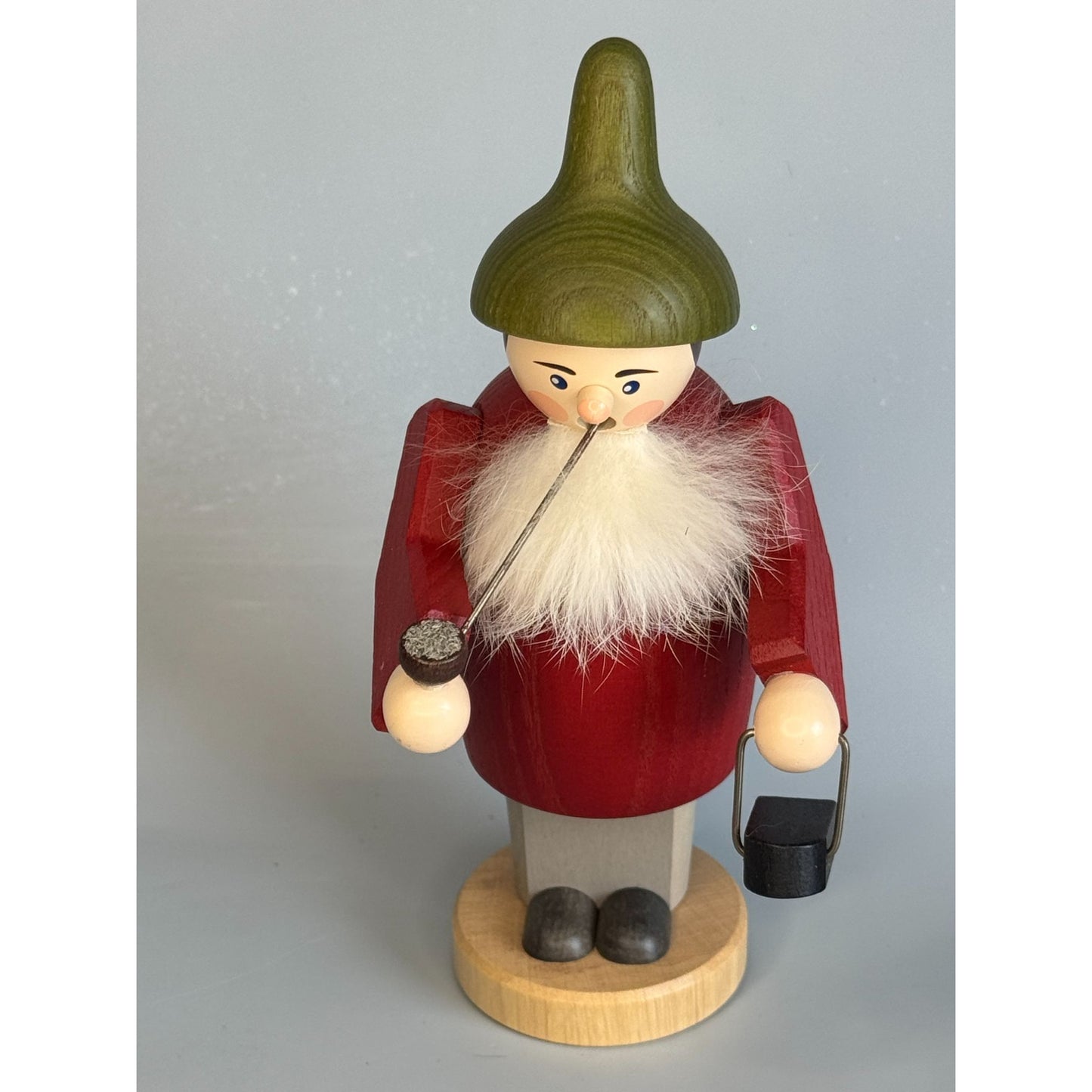 German Erzgebirge Ore Mountains Räuchermann Asian Smoker Lantern Pipe 6 3/4"