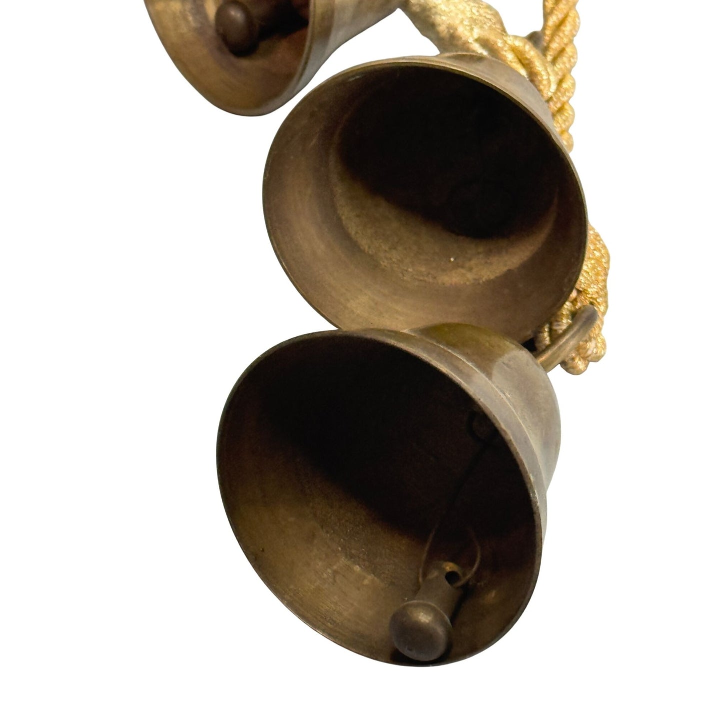 John Deere Leaping Deer Wind Chimes Brass Bells 21" Long