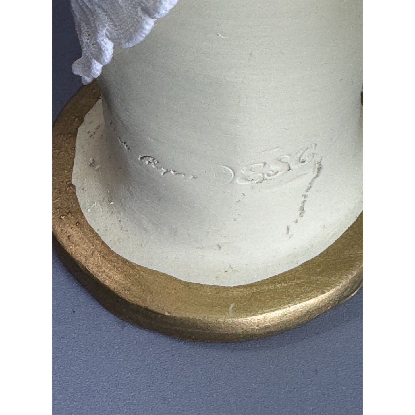 Heather Myers Christmas Queen Doll Merry Banner White Ruffle Dress 11.5" Signed