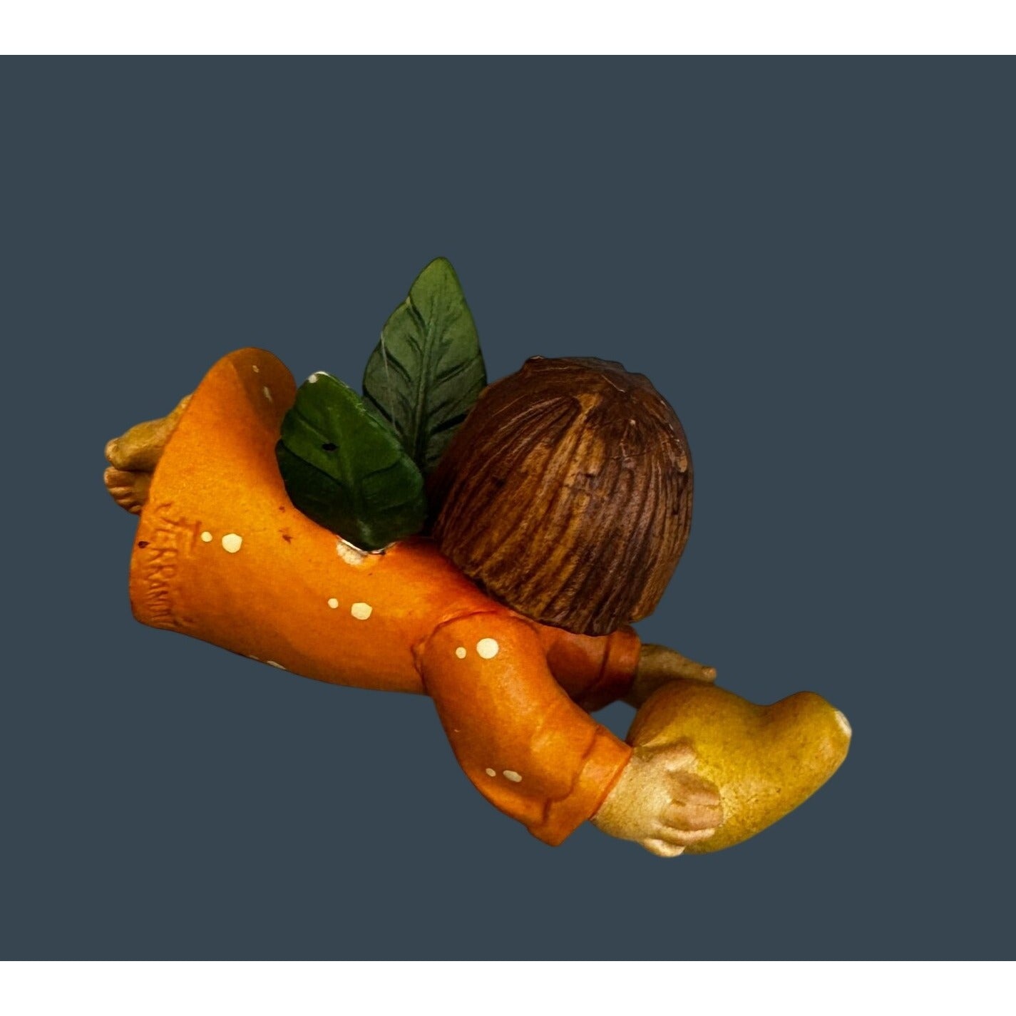 Anri Ferrandiz Flying Harvest Angels Set Colorful Hand Carved Italy 4"