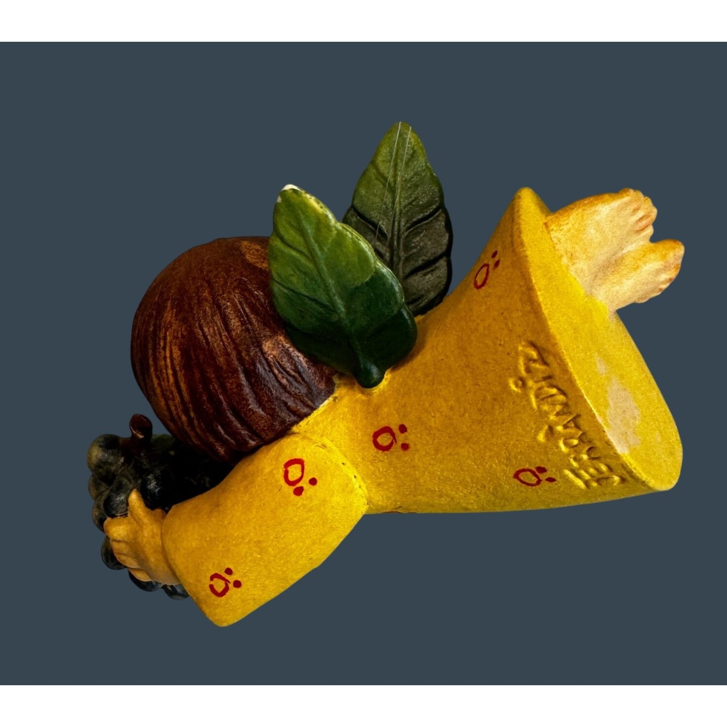 Anri Ferrandiz Flying Harvest Angels Set Colorful Hand Carved Italy 4"