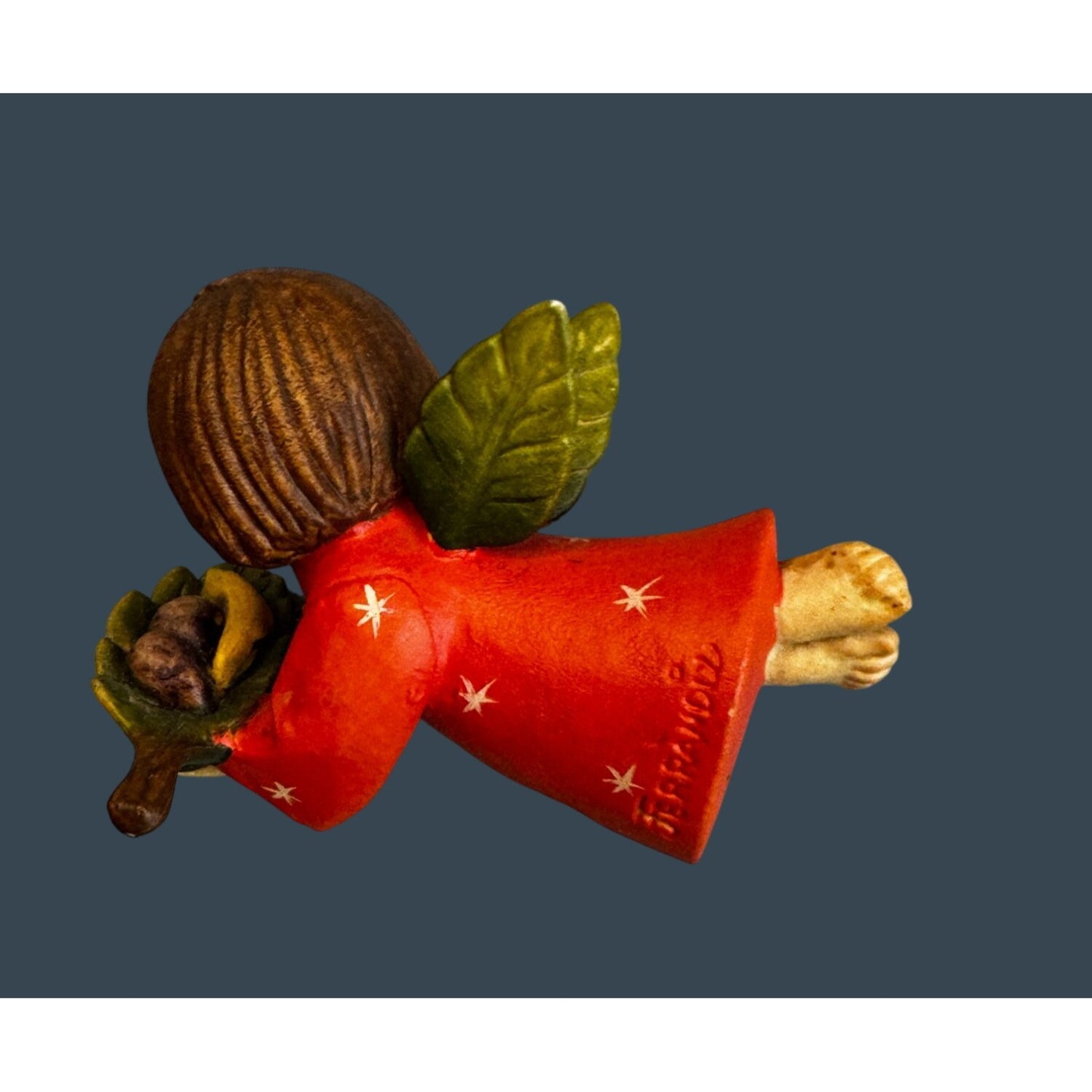 Anri Ferrandiz Flying Harvest Angels Set Colorful Hand Carved Italy 4"