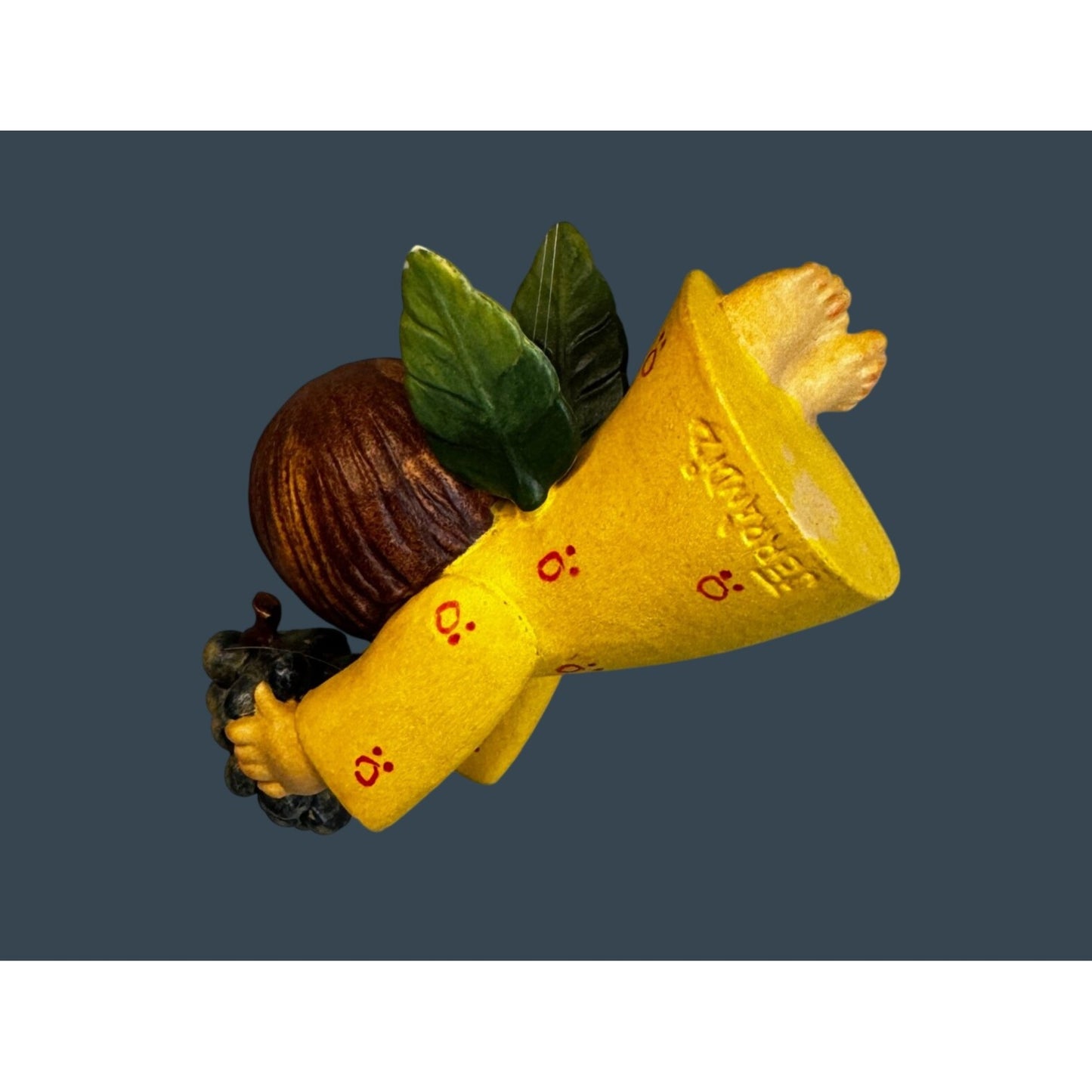 Anri Ferrandiz Flying Harvest Angels Set Colorful Hand Carved Italy 4"