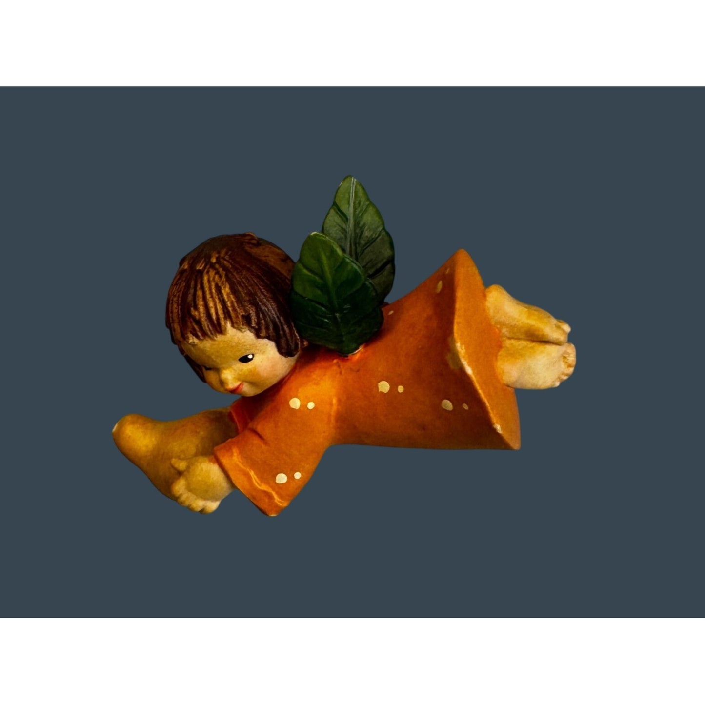 Anri Ferrandiz Flying Harvest Angels Set Colorful Hand Carved Italy 4"