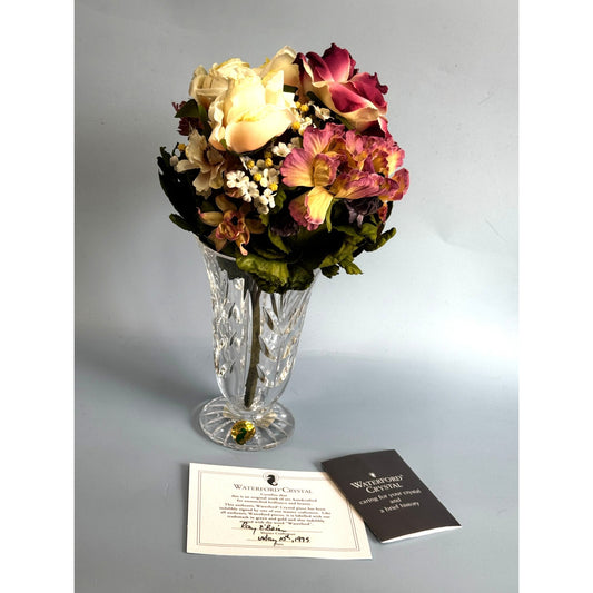 Waterford Crystal 1st Edition Mother’s Day Vase 1995 Signed Ray O’Brien Box Gift