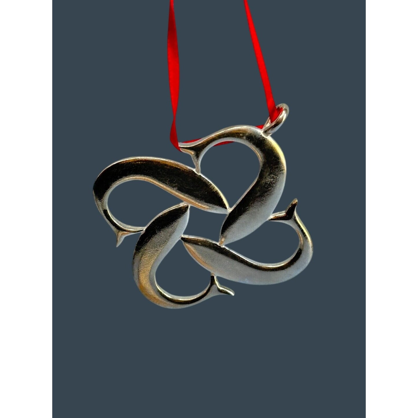 Lovell Designs Polaris North Star Pewter Christmas Cove Ornament 2 1/4"