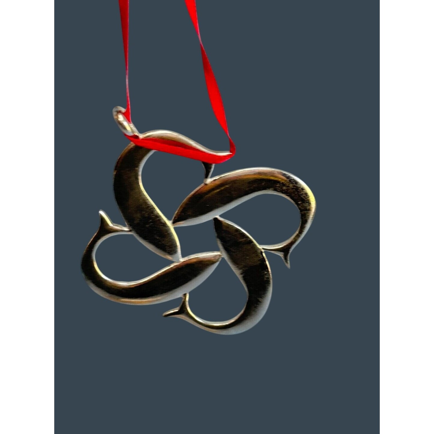 Lovell Designs Polaris North Star Pewter Christmas Cove Ornament 2 1/4"