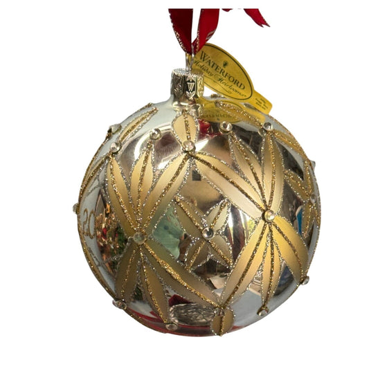 Waterford Crystal Annual Dated Lismore 60th Ball Ornament 2012 HandSigned Poland