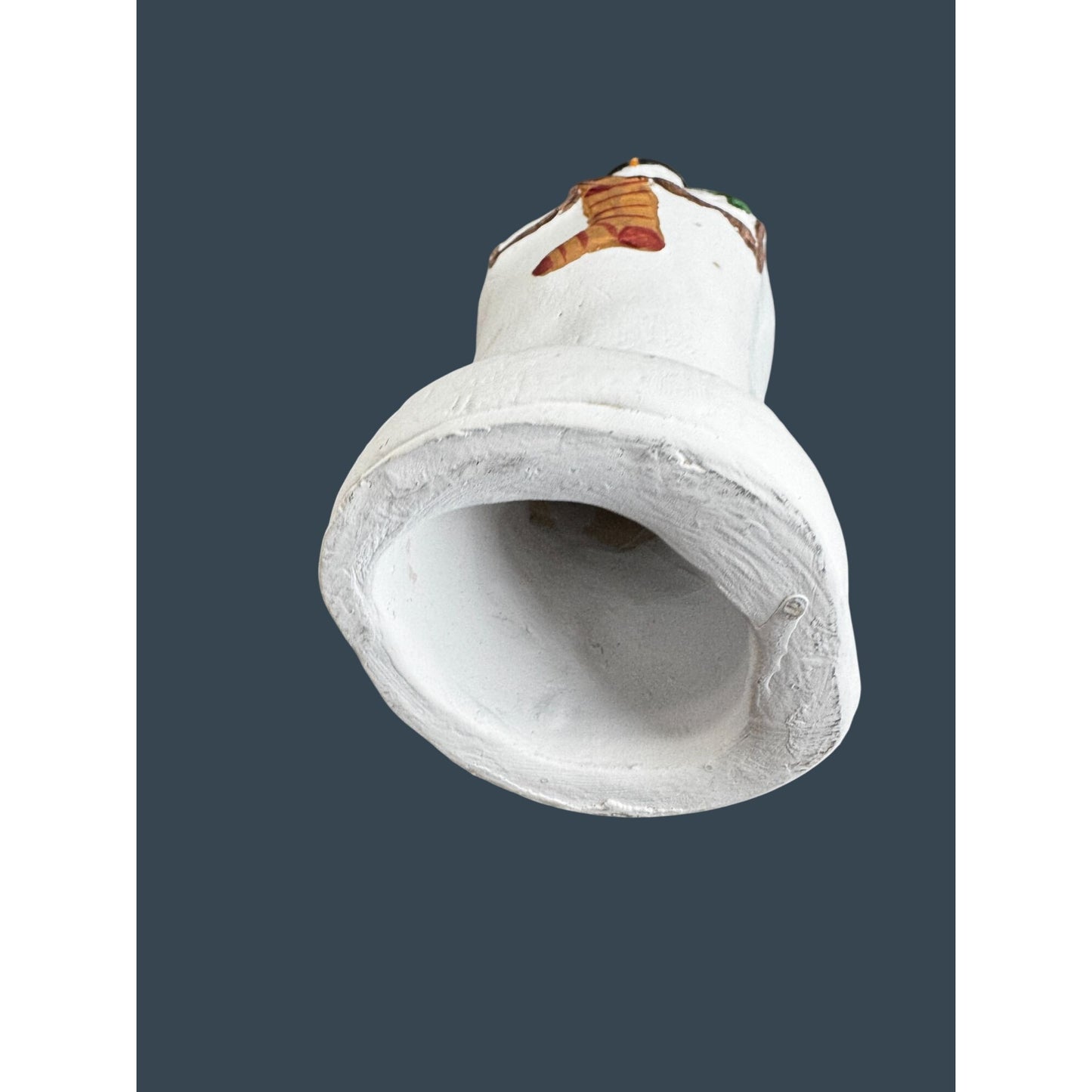 Jackson Pottery Snowman Signed Robert Jackson 2009 8.5" Stocking Green Scarf Folk Art