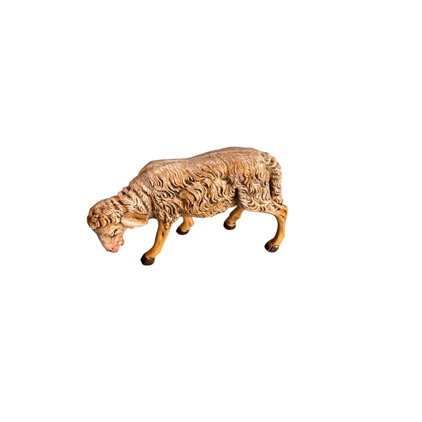 Depose Italy 1983 Nativity Scene Sheep Figures Grazing & Standing Large 7 1/2" Scale